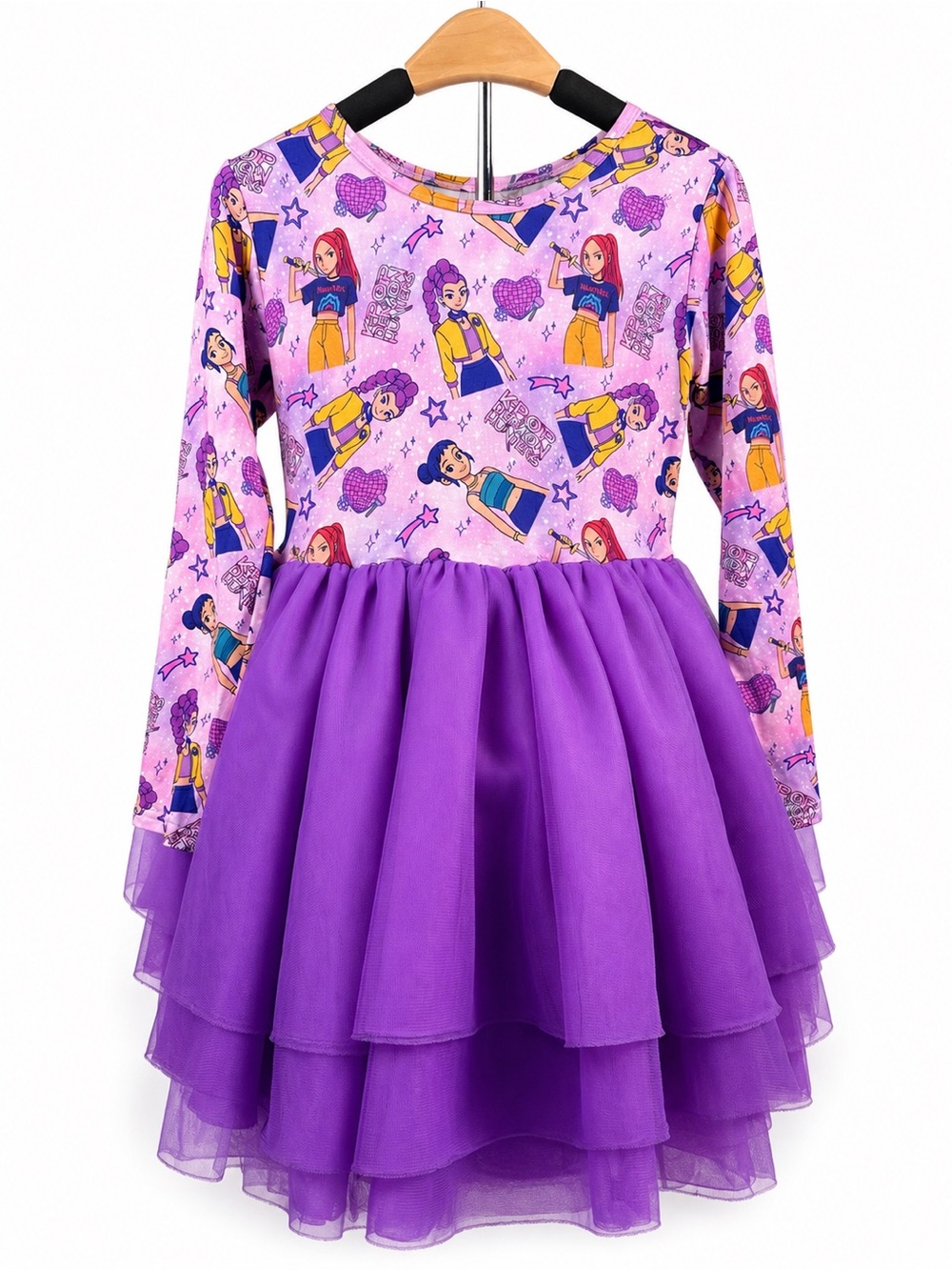Girls Size 8 K-Pop Demon Hunters Dress Set • Limited Edition Six Southern Babes